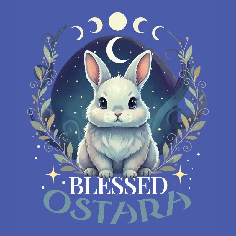 Happy Easter Ostara Rabbit