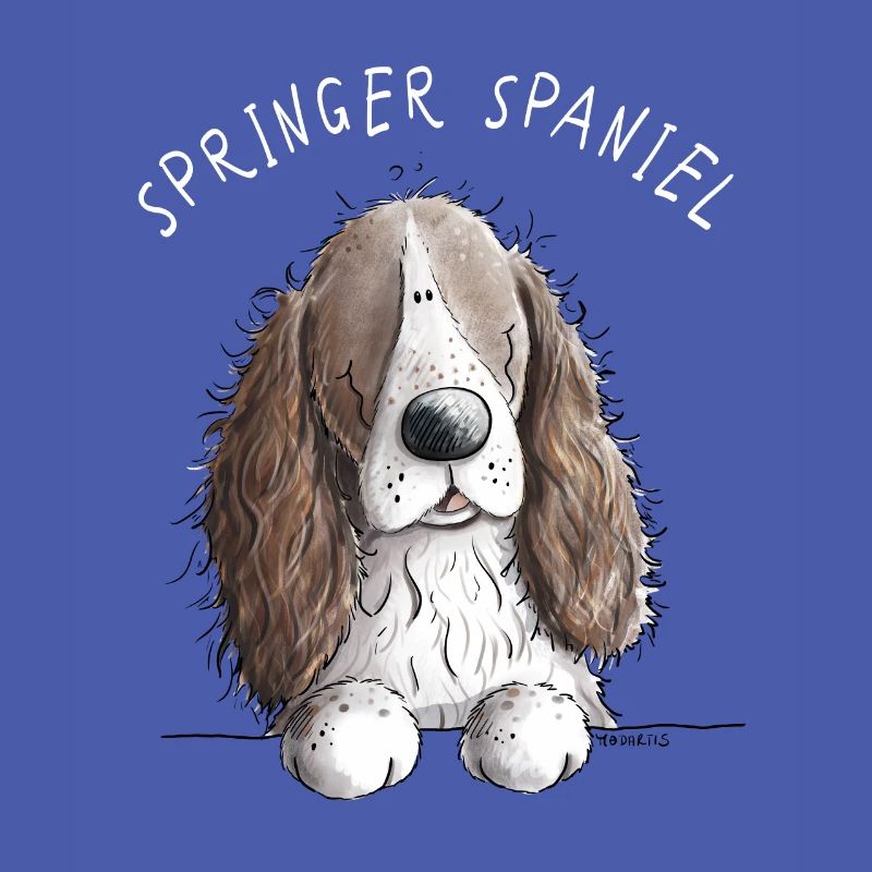 Englischer Springer Spaniel I Comic Hund Geschenk