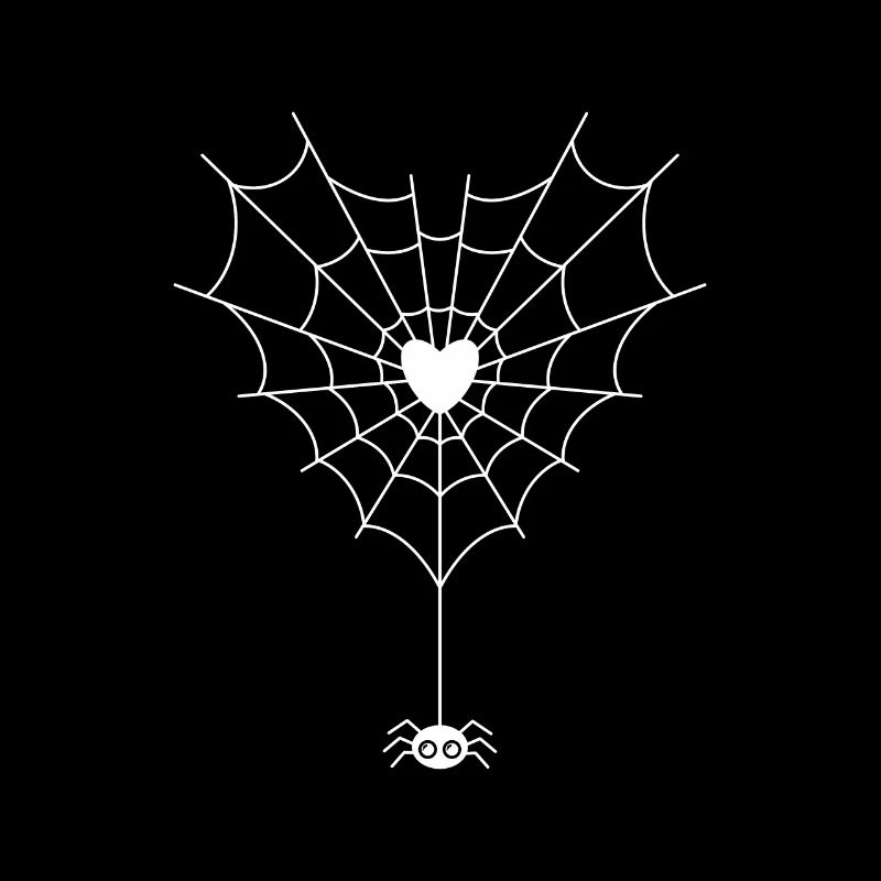 Spinne im Spinnennetz