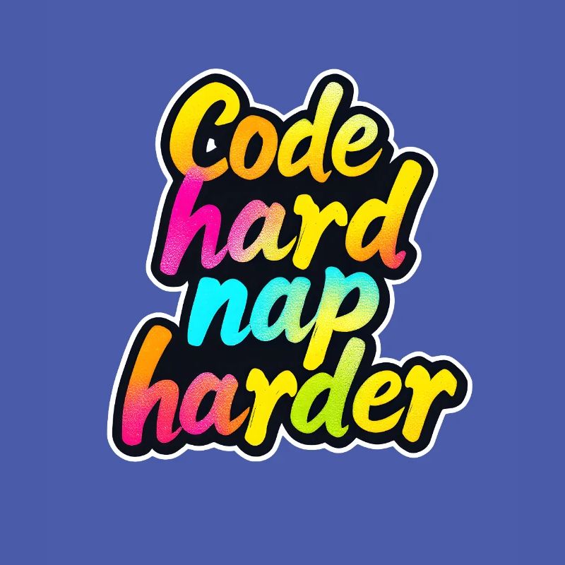 Code Hard Nickerchen Härter Lustiger Programmierer Tee