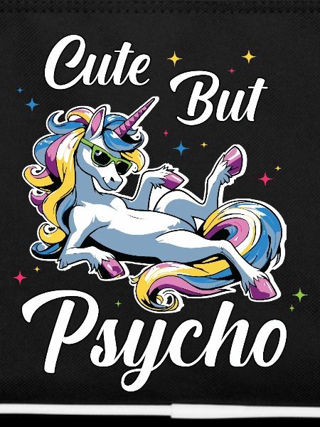 Niedliches Psycho Einhorn