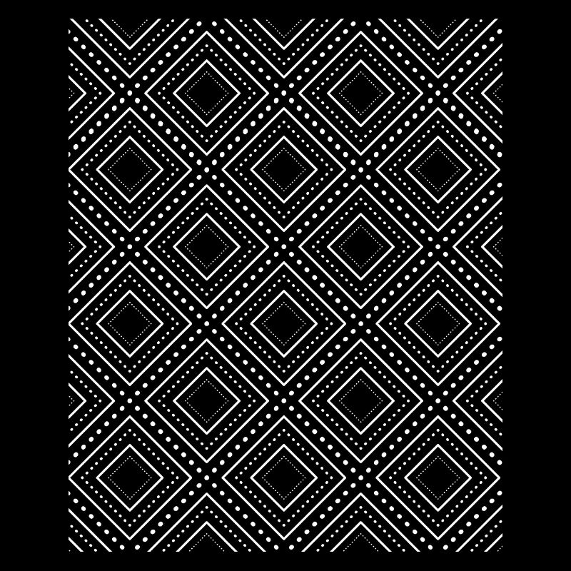White check pattern - Kook Art