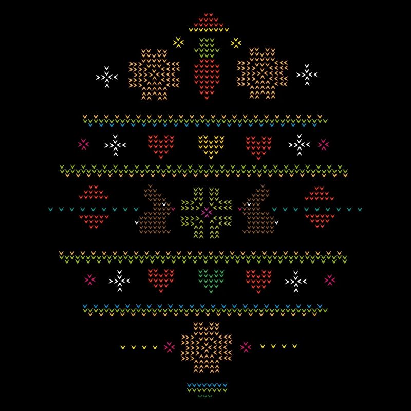 Easter motifs in knitting pattern style for Easter
