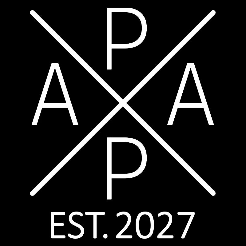 Papa Est. 2027 Vater seit 2027 Werdender Papa 2027