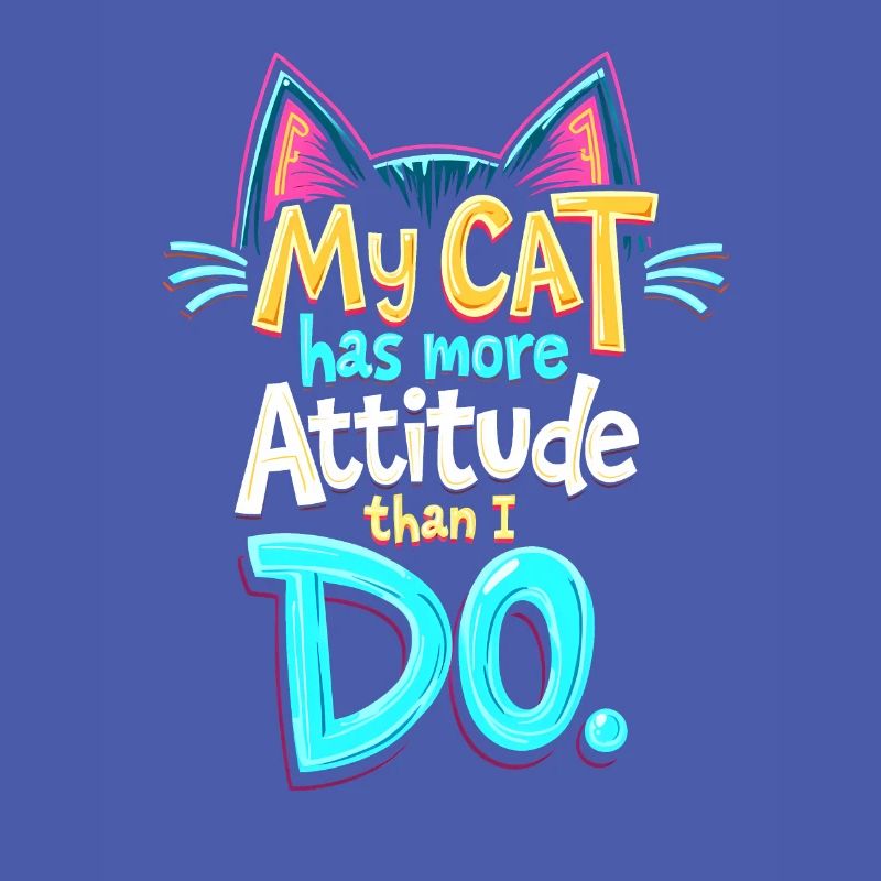 MON CHAT A PLUS D’ATTITUDE QUE MOI