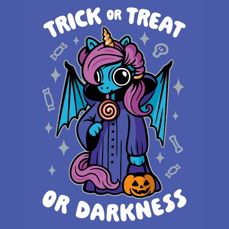 Dunkles süßes Einhorn - Süßes oder Saures oder Dunkelheit