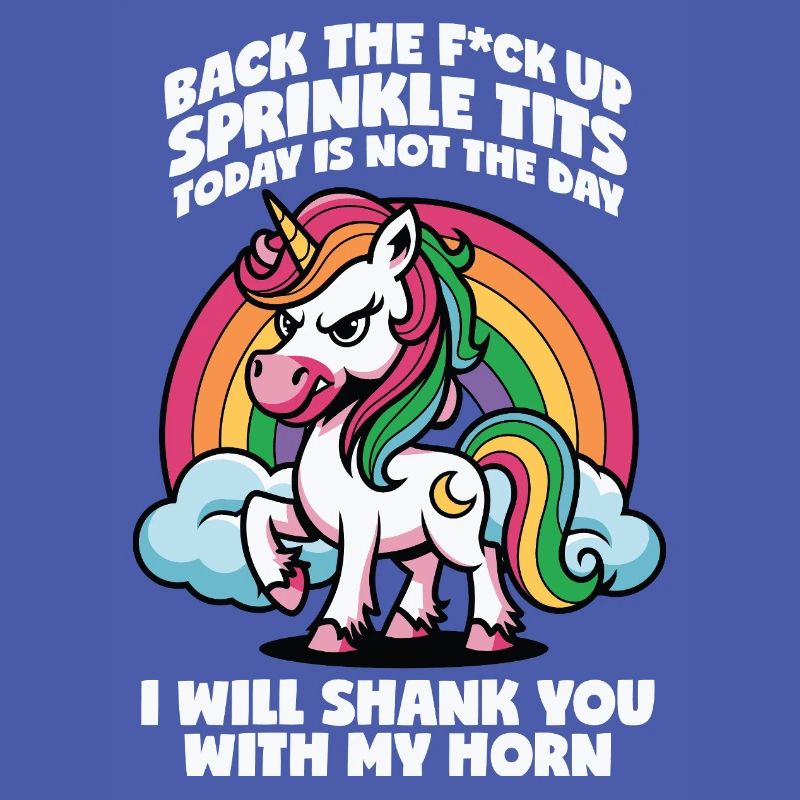 Regenbogen Einhorn Attitüde Geschenk Geschenkidee