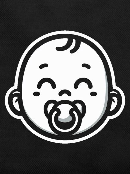 Baby with pacifier