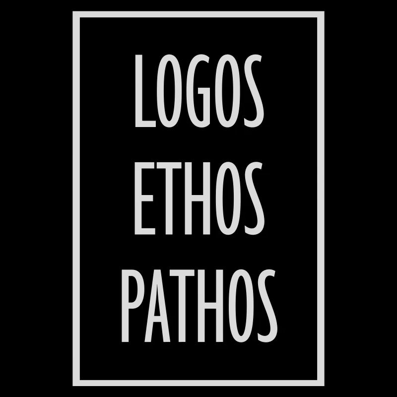 Logos Ethos Pathos Rhetoric Philosophy Student