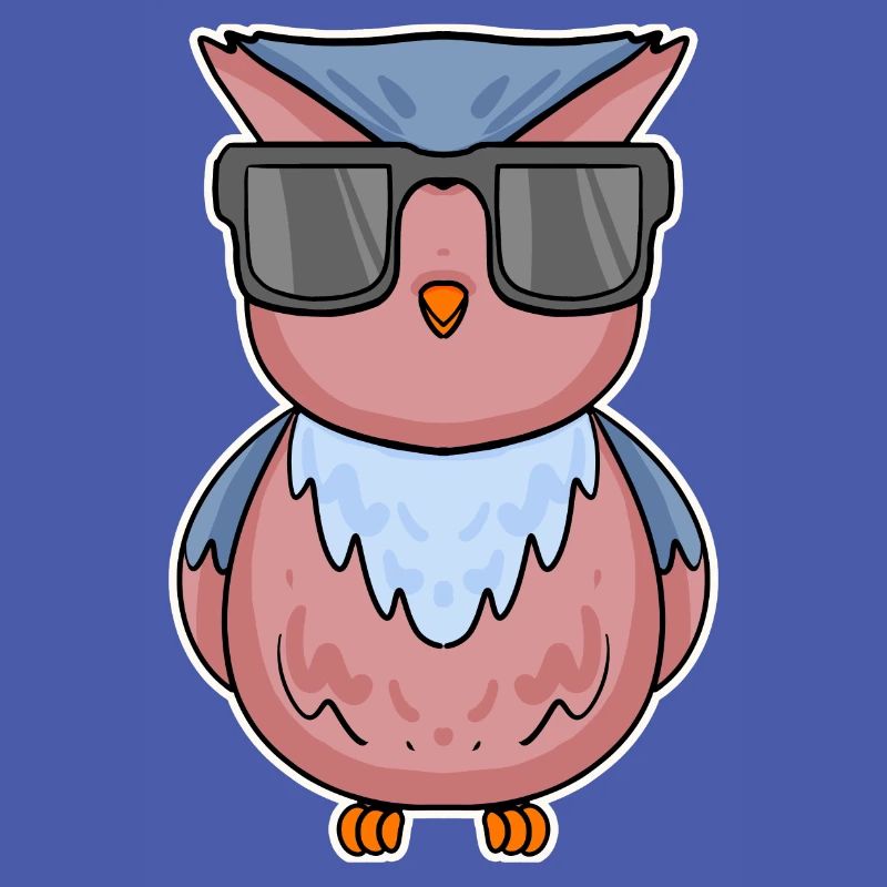 Eule mit Brille