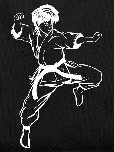 Karate Boy Sketch