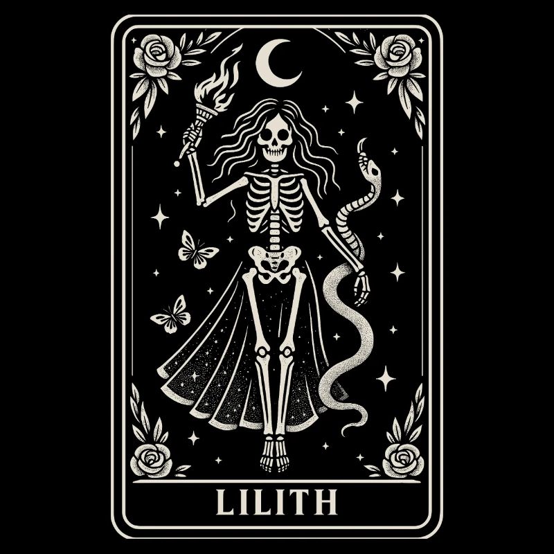 Lilith Skeleton Goddess Moonlight