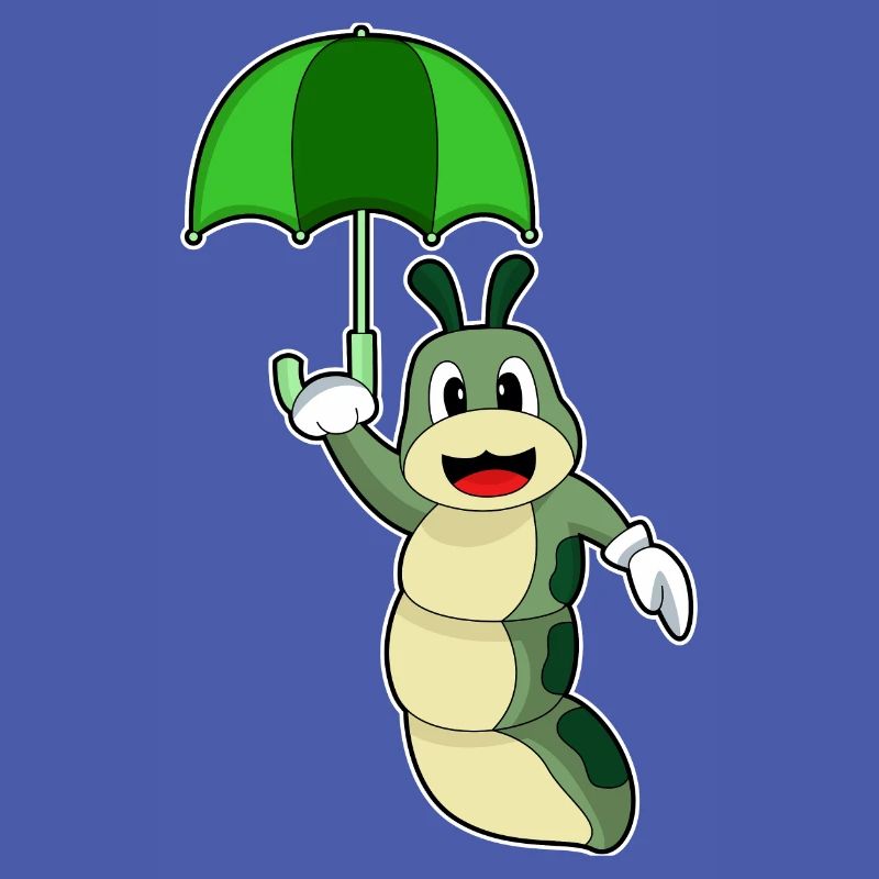 Parapluie chenille