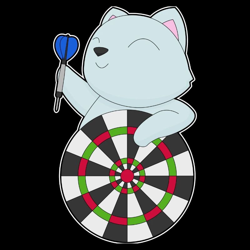 Cible de fléchettes pour chat