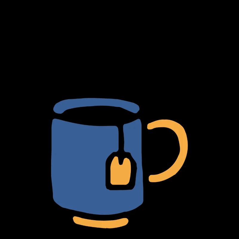 Tasse mit Teebeutel