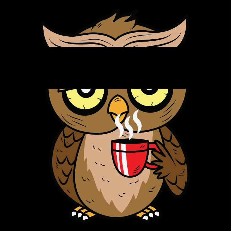 Owl Caffeine müde Kaffee Eule