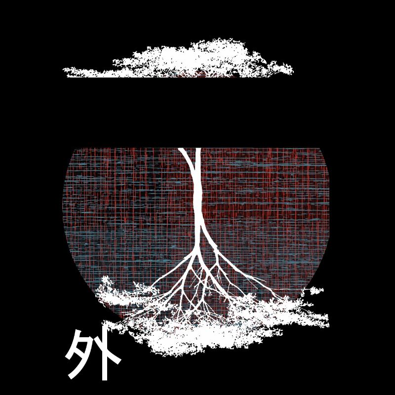 Outside reflected tree