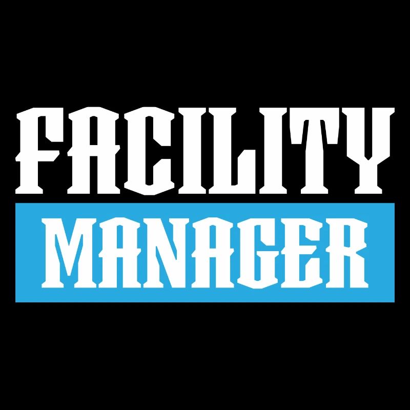facility manager tshirt schwarz