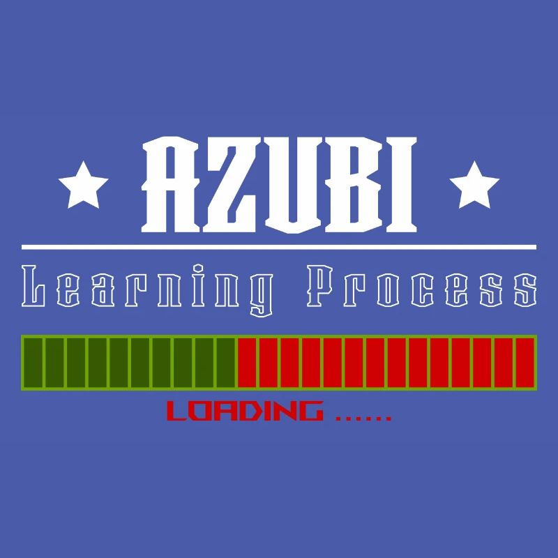 AZUBI learning process loading tshirt