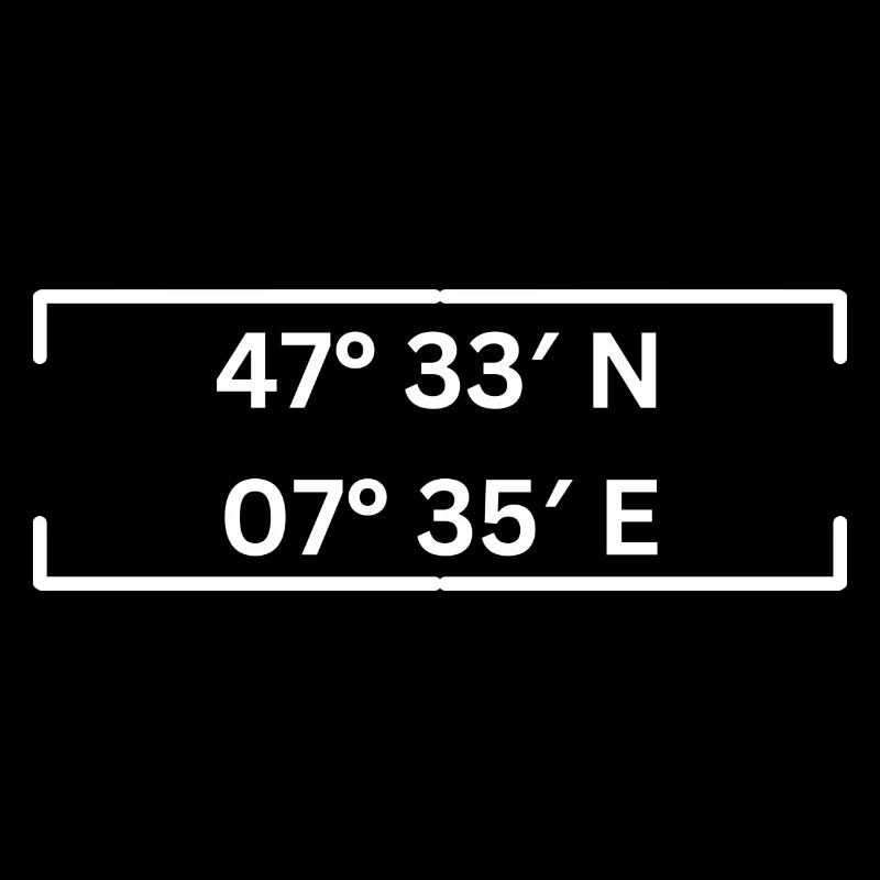 coordinates Basel Minimalist