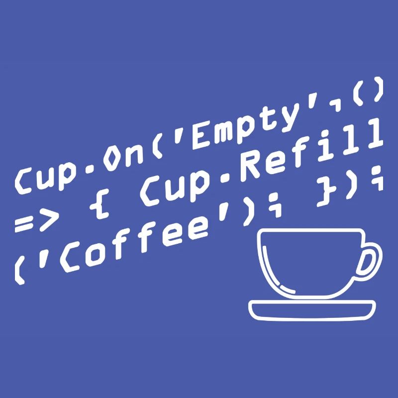 Aus Kaffee Code generieren Programmierer