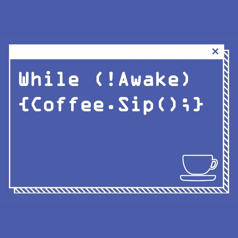 Aus Kaffee Code generieren Programmierer