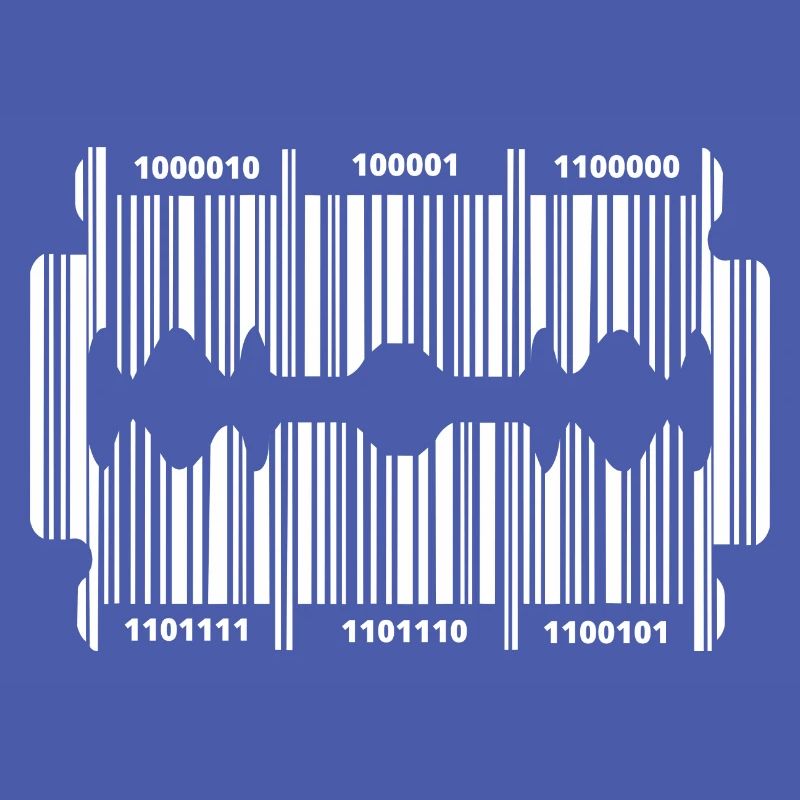 Rasierklinge mit Code