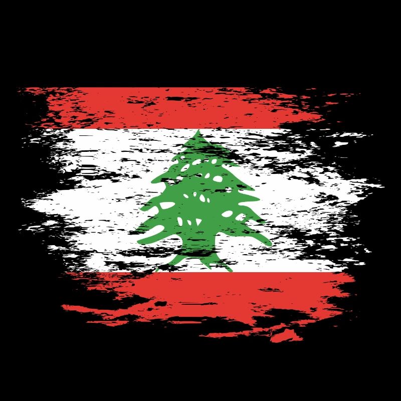 Drapeau du Liban utilisé