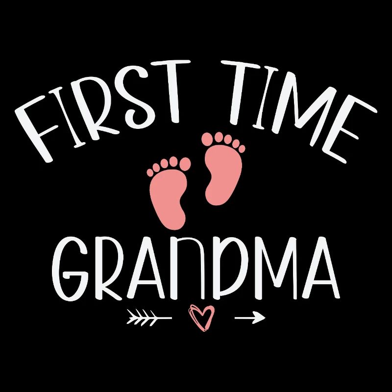 Zum ersten Mal Oma werdende Großmutter