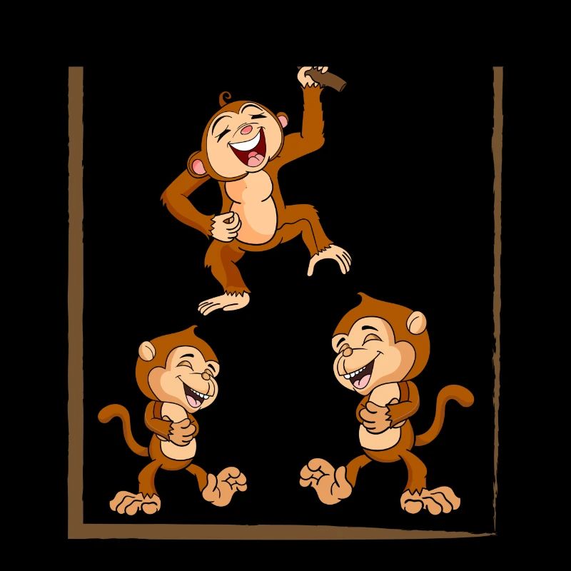 Funny monkeys. Funny monkeys.