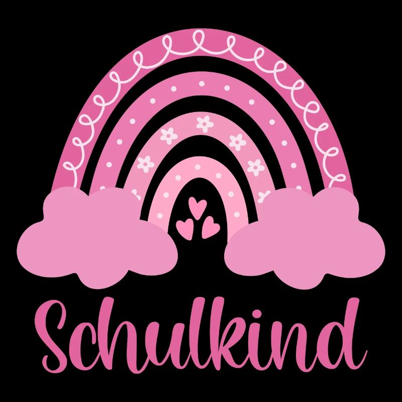 Schulkind Regenbogen