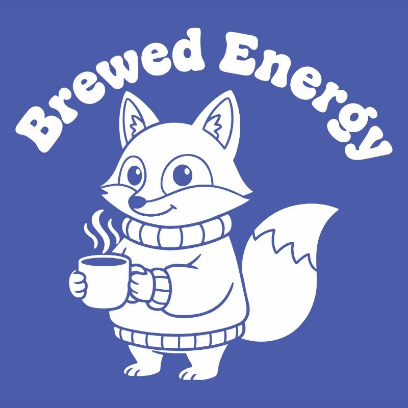 Modèle de pull Coffee Fox