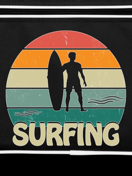 Surfing Sunset Man