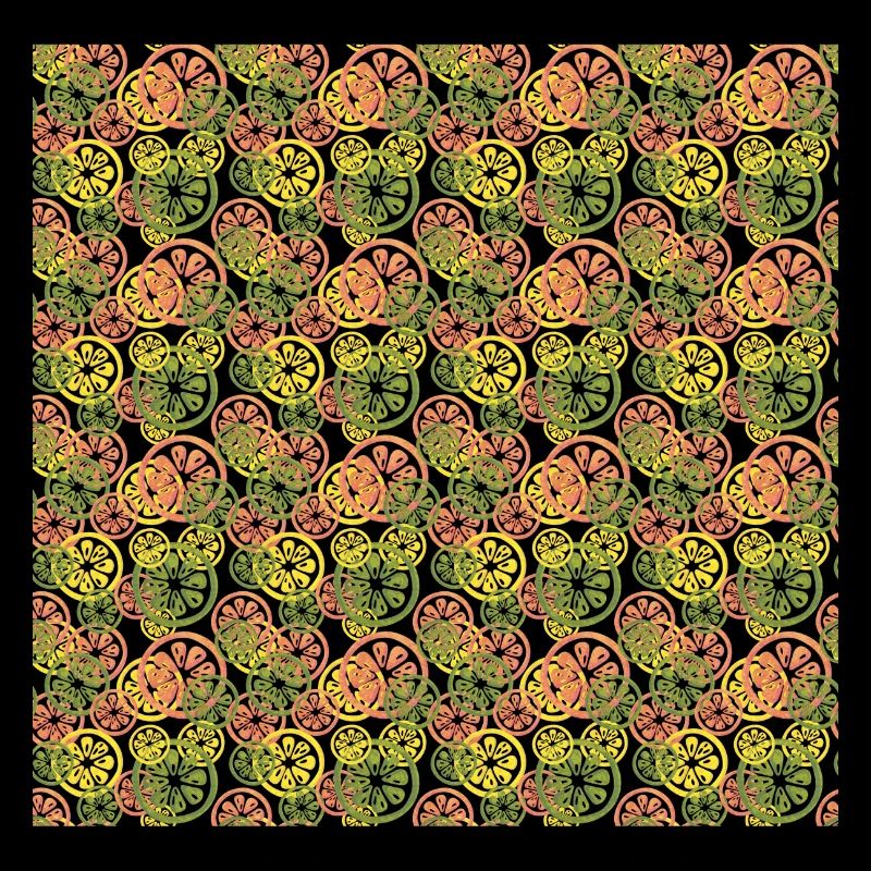 Fruit Lemon Orange Pattern