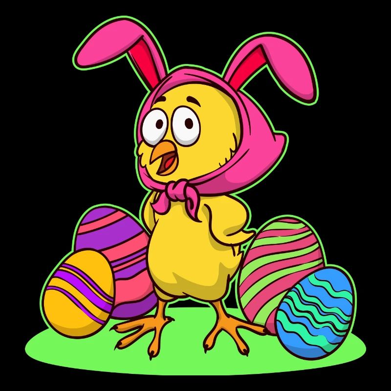 Easter chick chick easter happy easter eggs