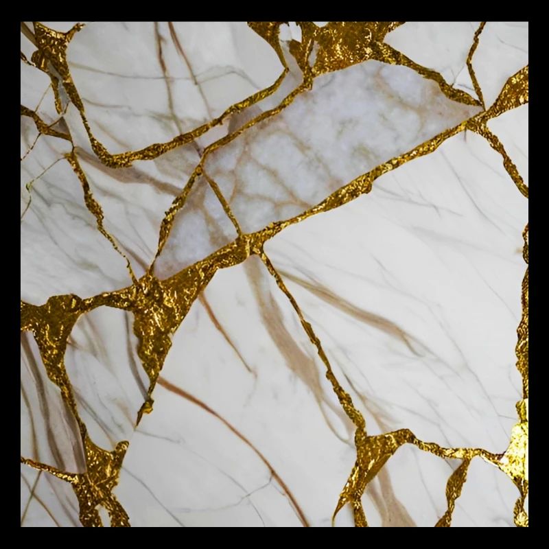 Texture de pierre de marbre marbré blanc-or