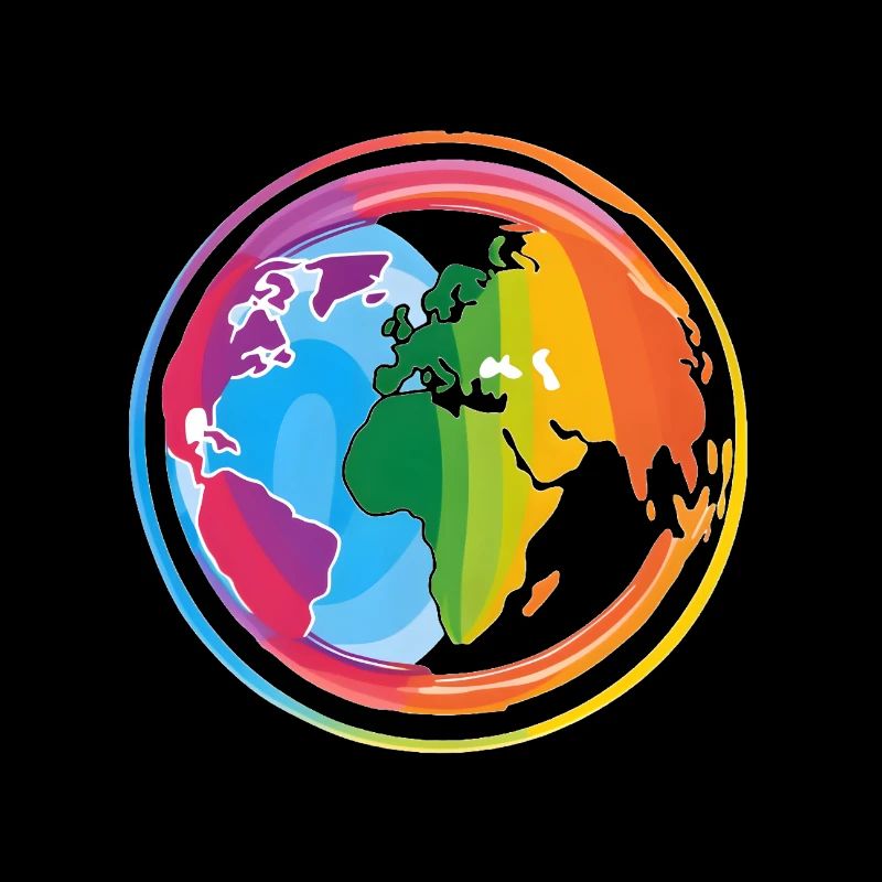 Regenbogen Erde