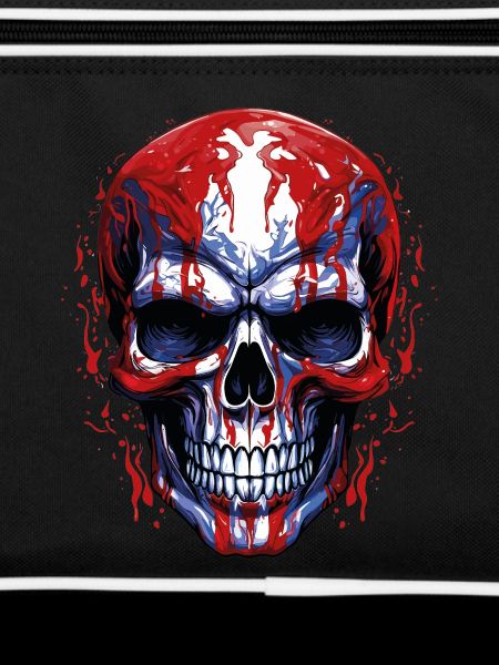 Flags Skull Graphic