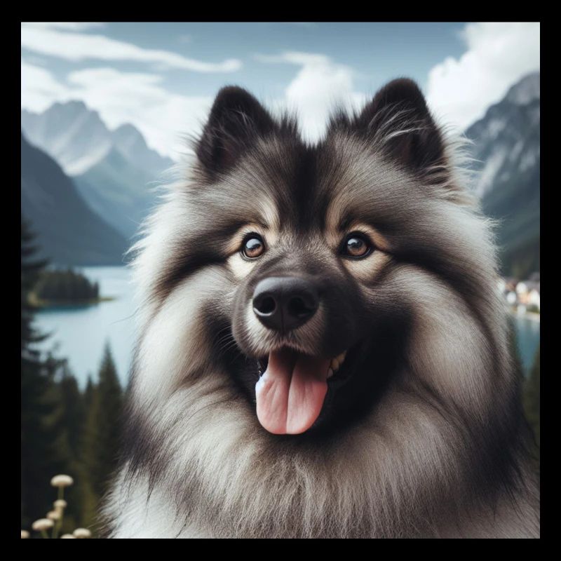 Fröhlicher Wolfspitz