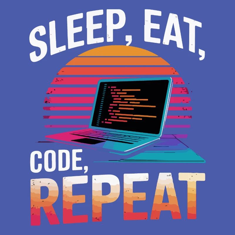 Sleep Eat Code Repeat Gift Programmeur Développeur