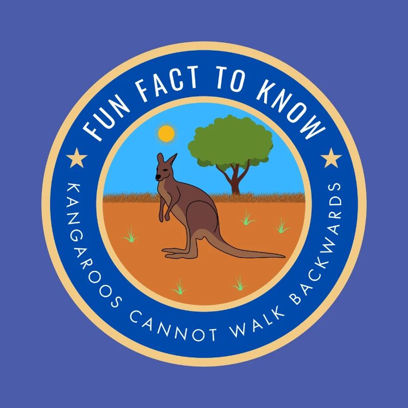 Kangaroos cannot walk backwards