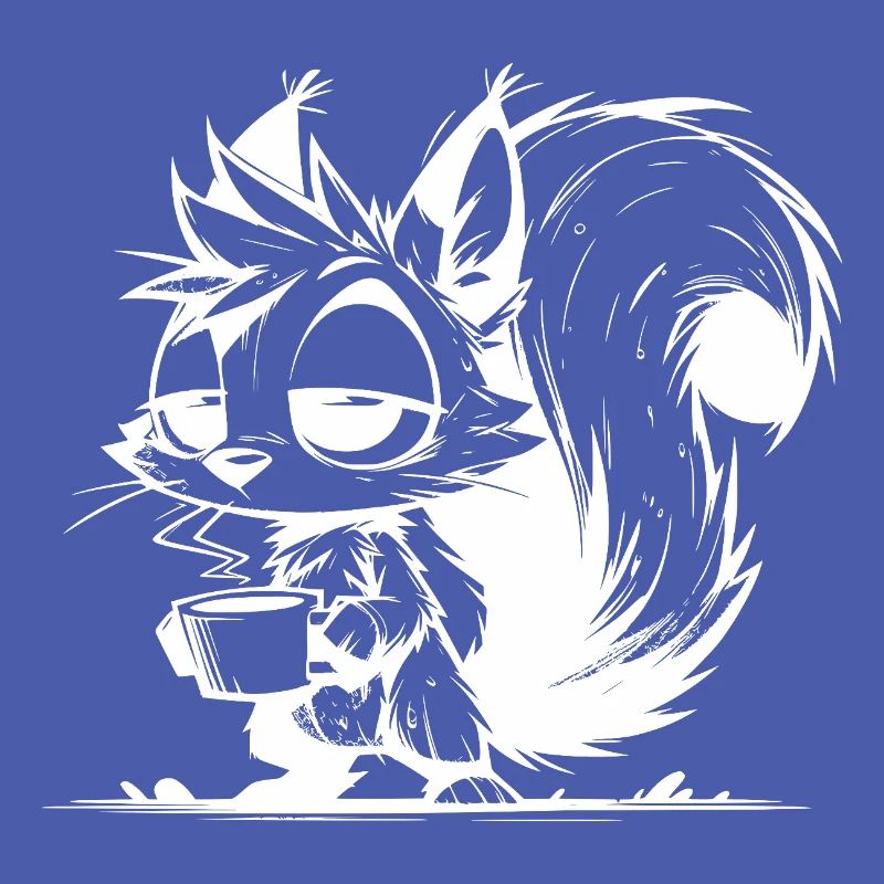 Please Do Not Disturb – Squirrel Coffee Time