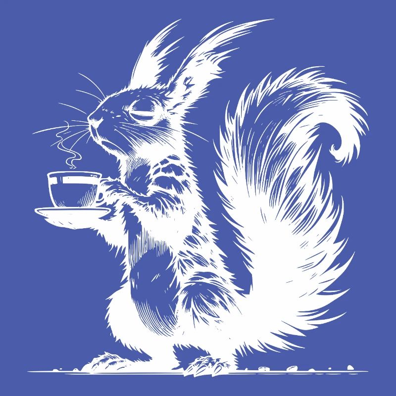 Small Squirrel, Big Cup Squirrel Caffeine