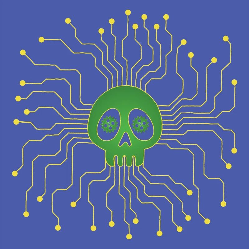 Microprocessor skull