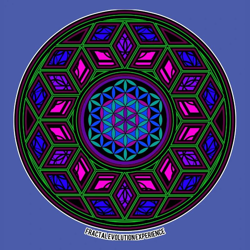 Fractal Evolution Experience Kaleidoscope Mandala