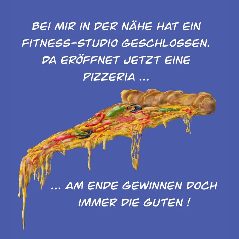 Fitness Studio oder Pizzeria - Pizza gewinnt immer
