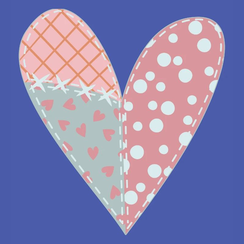 Patchwork Herz Nr. 6