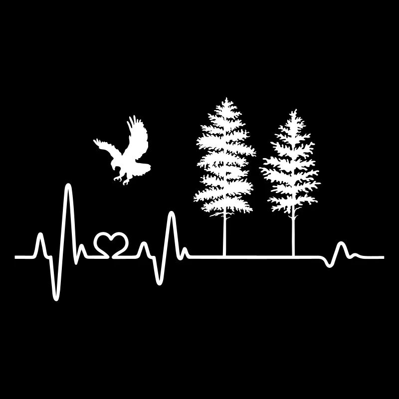 Heartbeat Eagle Nature Wilderness Forest Tree Trees ECG
