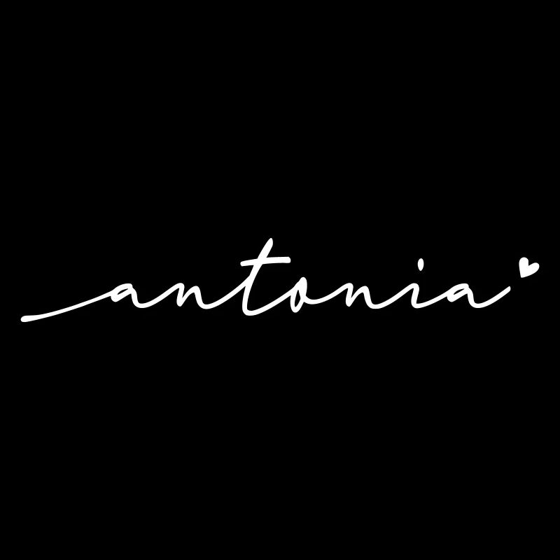 Antonia Cursive Name