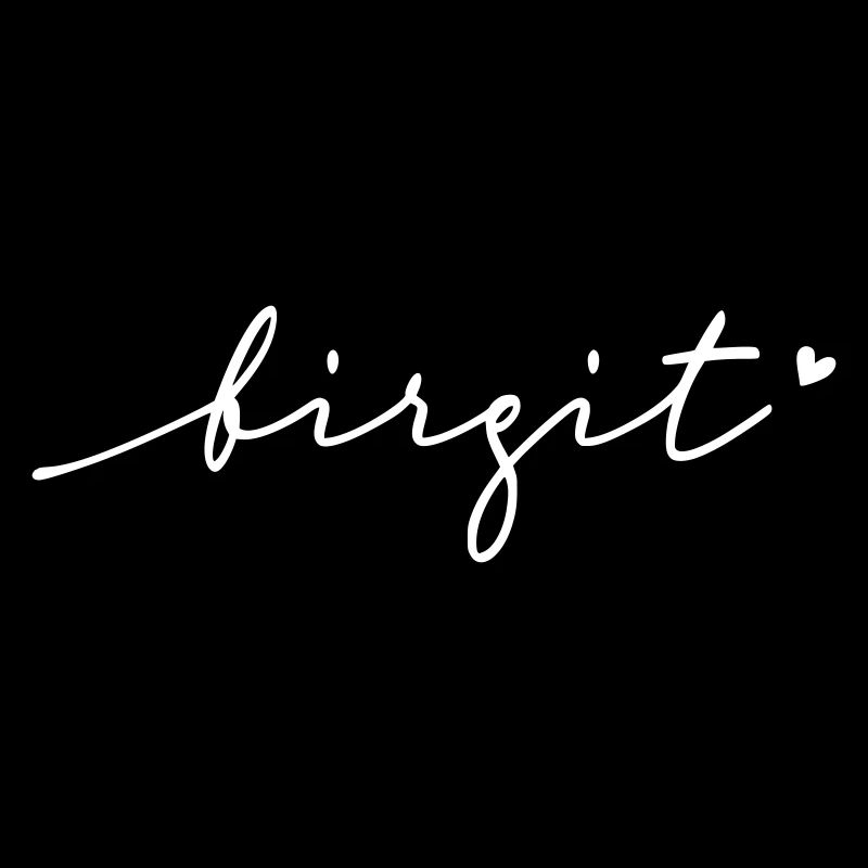 Nom cursif de Birgit